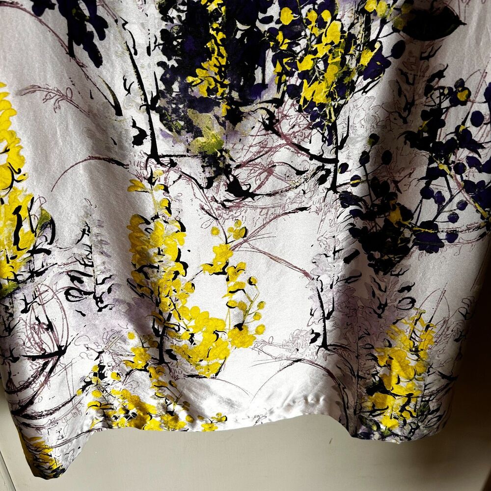 Taylor 100% Silk Floral Dress - Picture 4 of 13